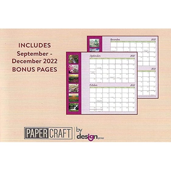 2023 Wall Calendar Bible Psalms Verses 16 Month Wall Calendar Gift 12 X 22 In - Picture 3 of 9